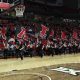 Dec 12, 2018; Lubbock, TX, USA; The Texas Tech Red Raiders cheerleaders lead the team onto the court before the game against the Northwestern State Demons at United Supermarkets Arena. Mandatory Credit: Michael C. Johnson-USA TODAY Sports