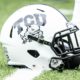 tcu horned frogs football helmet