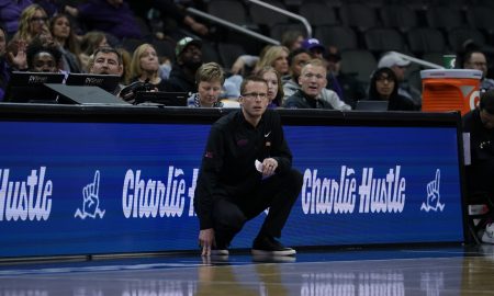 TCU Women's Basketball coach Mark Campbell.