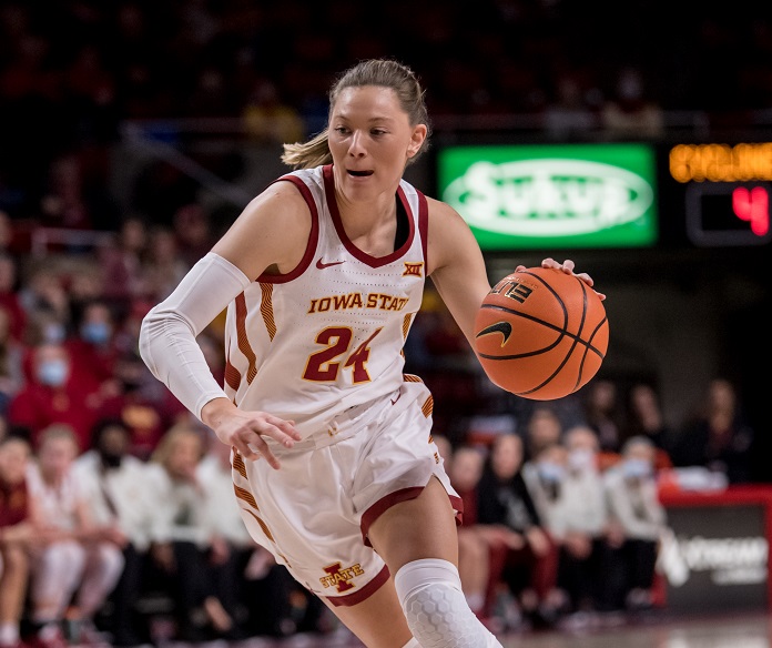 Iowa State women's basketball player Ashley Joens