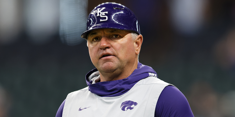 Kansas State Baseball head coach Pete Hughes.