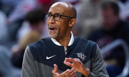 UCF head basketball coach Johnny Dawkins.