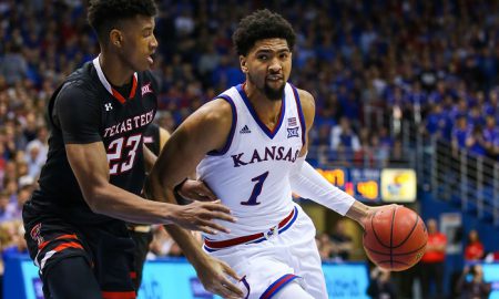 NCAA Basketball: Texas Tech at Kansas