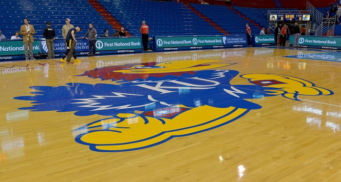 NCAA Basketball: West Virginia at Kansas