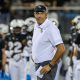 Sep 2, 2021; Orlando, Florida, USA; UCF Knights head coach Gus Malzahn looks on during warms up before the game against the Boise State Broncos at Bounce House. Mandatory Credit: Mike Watters-USA TODAY Sports