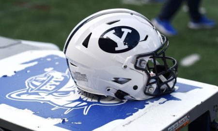 BYU football helmet