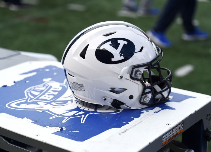 BYU football helmet