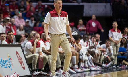 NCAA Basketball: Arkansas at Oklahoma