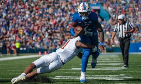 NCAA Football: Iowa State at Kansas