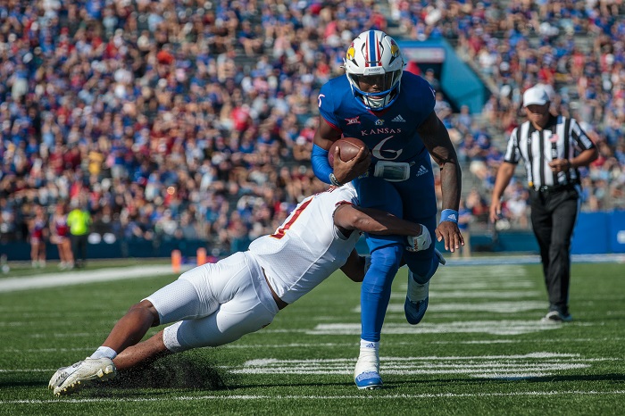 NCAA Football: Iowa State at Kansas