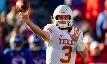 NCAA Football: Texas at Kansas