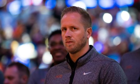 Apr 25, 2023; Phoenix, Arizona, USA; Phoenix Suns assistant coach Kevin Young against the Los Angeles Clippers during game five of the 2023 NBA playoffs at Footprint Center. Mandatory Credit: Mark J. Rebilas-USA TODAY Sports