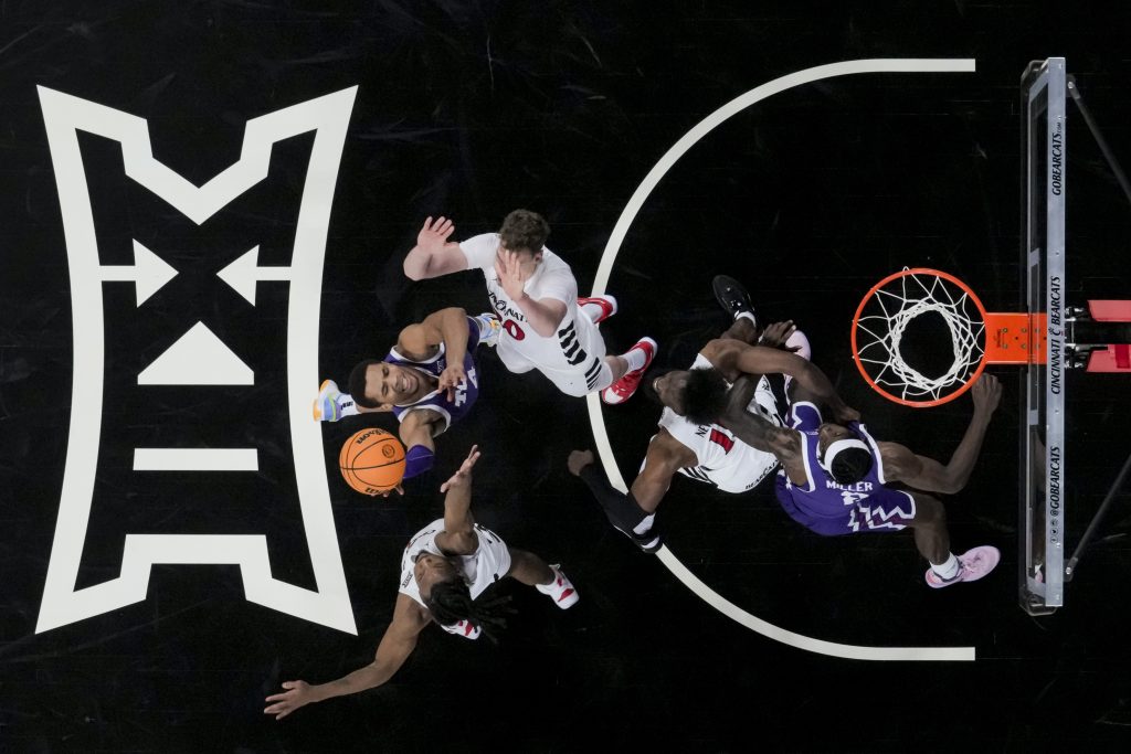 Big 12 Basketball Logo From Cincinnati vs. TCU Game