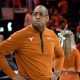 Texas Longhorns head coach Rodney Terry reacts after the loss against University of Central Florida at the Moody center in Austin, Texas Wednesday, Jan. 17, 2023.