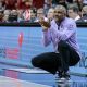 Mar 14, 2024; Kansas City, MO, USA; Kansas State Wildcats coach Jerome Tang on the side lines during the first half Iowa State Cyclones at T-Mobile Center. Mandatory Credit: William Purnell-USA TODAY Sports