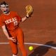 Texas Longhorns pitcher Teagan Kavan (17) throws a pitch during the game against Iowa State at Red and Charline McCombs Field on Friday, April 26, 2024 in Austin.