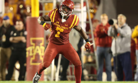 NCAA Football: Oklahoma at Iowa State, Willie Harvey