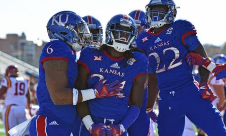 NCAA Football: Iowa State at Kansas