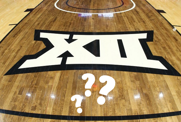 Big 12 basketball logo question marks